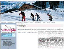 Tablet Screenshot of langlaufen-vinschgau.com